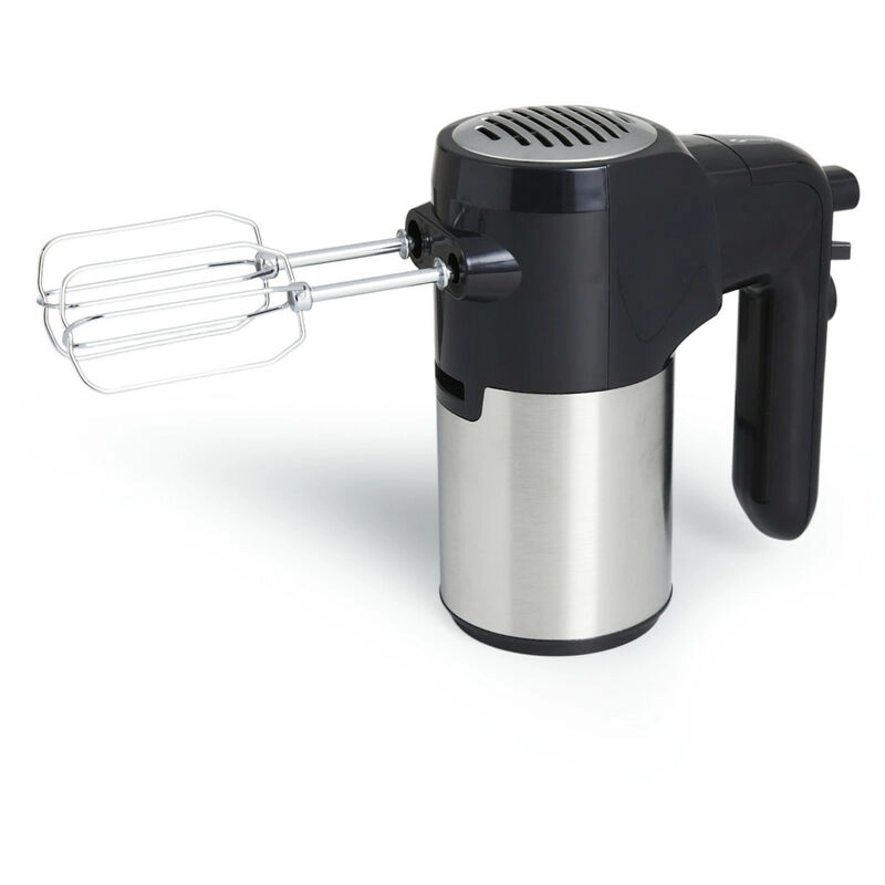 Magnani - 2 in 1 Set Elektrischer Handmixer mit Schneebesen & Knethaken, Multifunktionaler Rührbesen aus Edelstahl, 300W Handrührgerät in Schwarz &