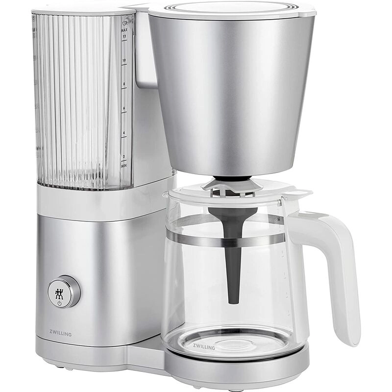 Zwilling - Filterkaffeemaschine Kunststoff 1,5 l Enfinigy silber-weiß