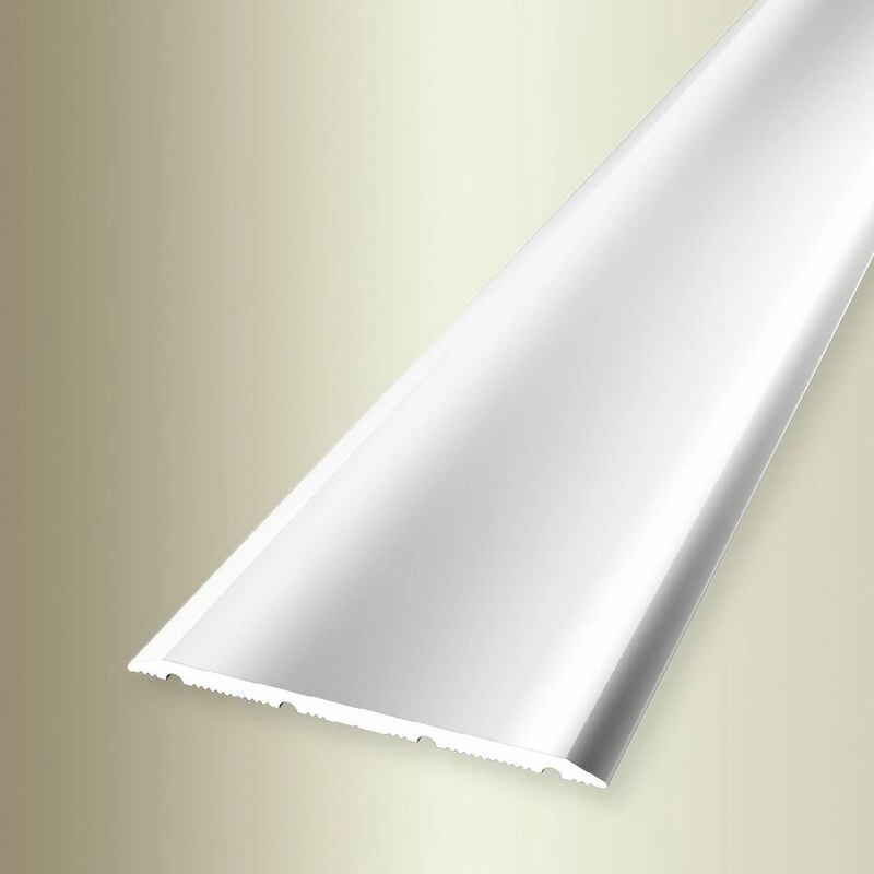 Bergangsprofil | Breite: 40 mm | Höhe: 0 - 99 mm | Länge: 1000 mm | Aluminium Poliert | Glatt | Selbstklebend - Alu Poliert - Proviston