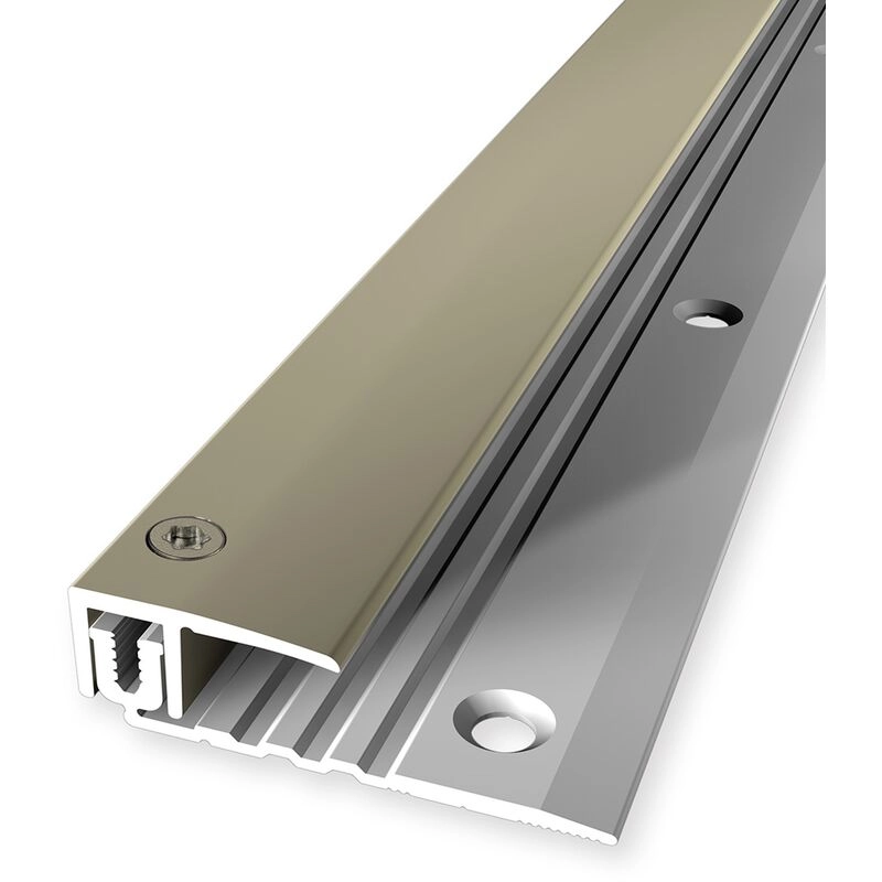 Ausgleichsprofil | Parkettprofil | Breite: 22 mm | Höhenausgleich: 6.5 - 16 mm | Länge: 1000 mm | Aluminiumprofil | Sand | 1 Stück - Sand - Proviston