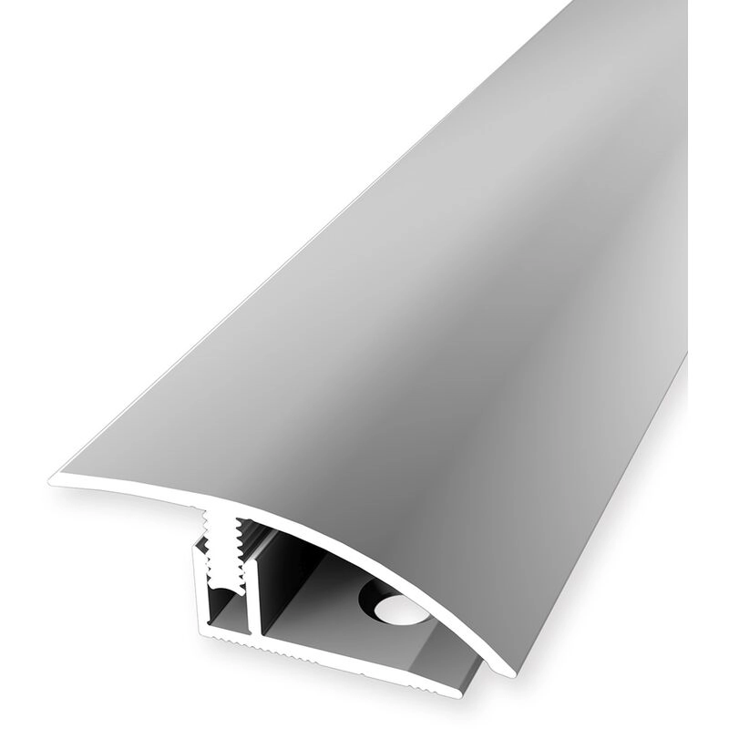 Proviston - bergangsprofil | Laminatausgleich | Breite: 39 mm | Höhenausgleich: 7 - 12 mm | Länge: 1000 mm | Aluminiumprofil | Silber | 1 Stück
