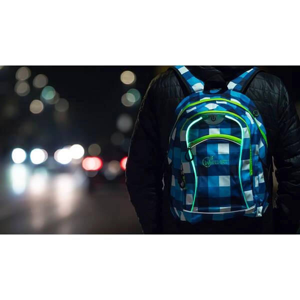 Wheel Bee® Backpack Night Vision - Blue/White