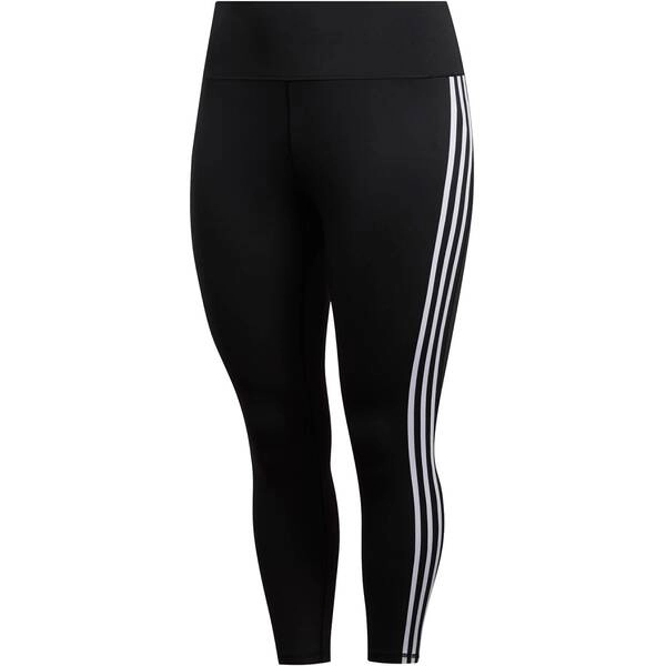 adidas Damen Believe This 3-Streifen 7/8-Tight – Große Größen