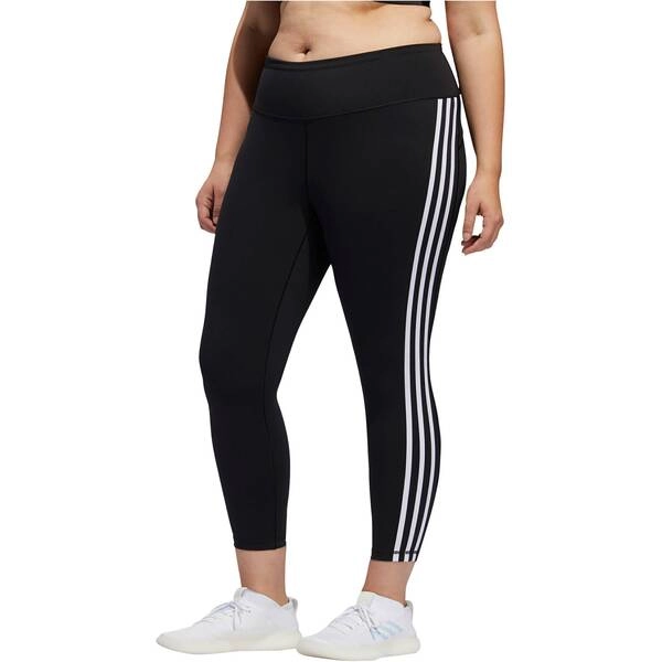 adidas Damen Believe This 3-Streifen 7/8-Tight – Große Größen