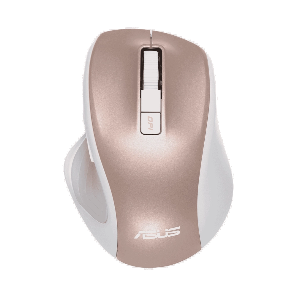 ASUS leise kabellose Maus MW202 mit 1000/1600/2400/4000dpi Modus Roségold