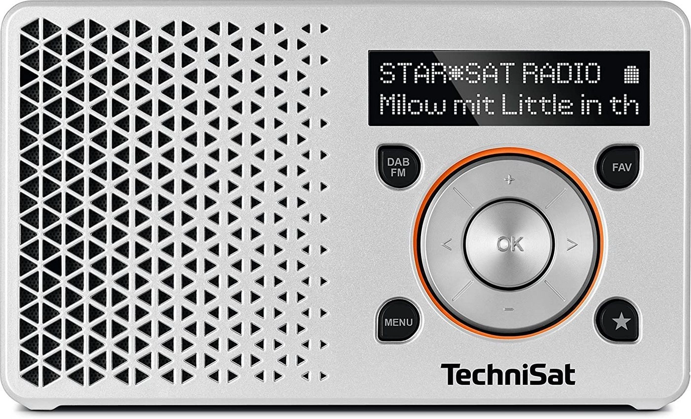 TechniSat DIGITRADIO 1 Silber Orange Küchen-Radio