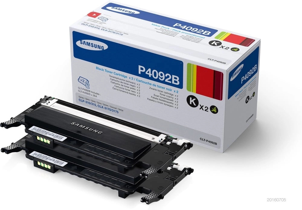 CLT-P4092B/ELS schwarz 2er-Pack Toner