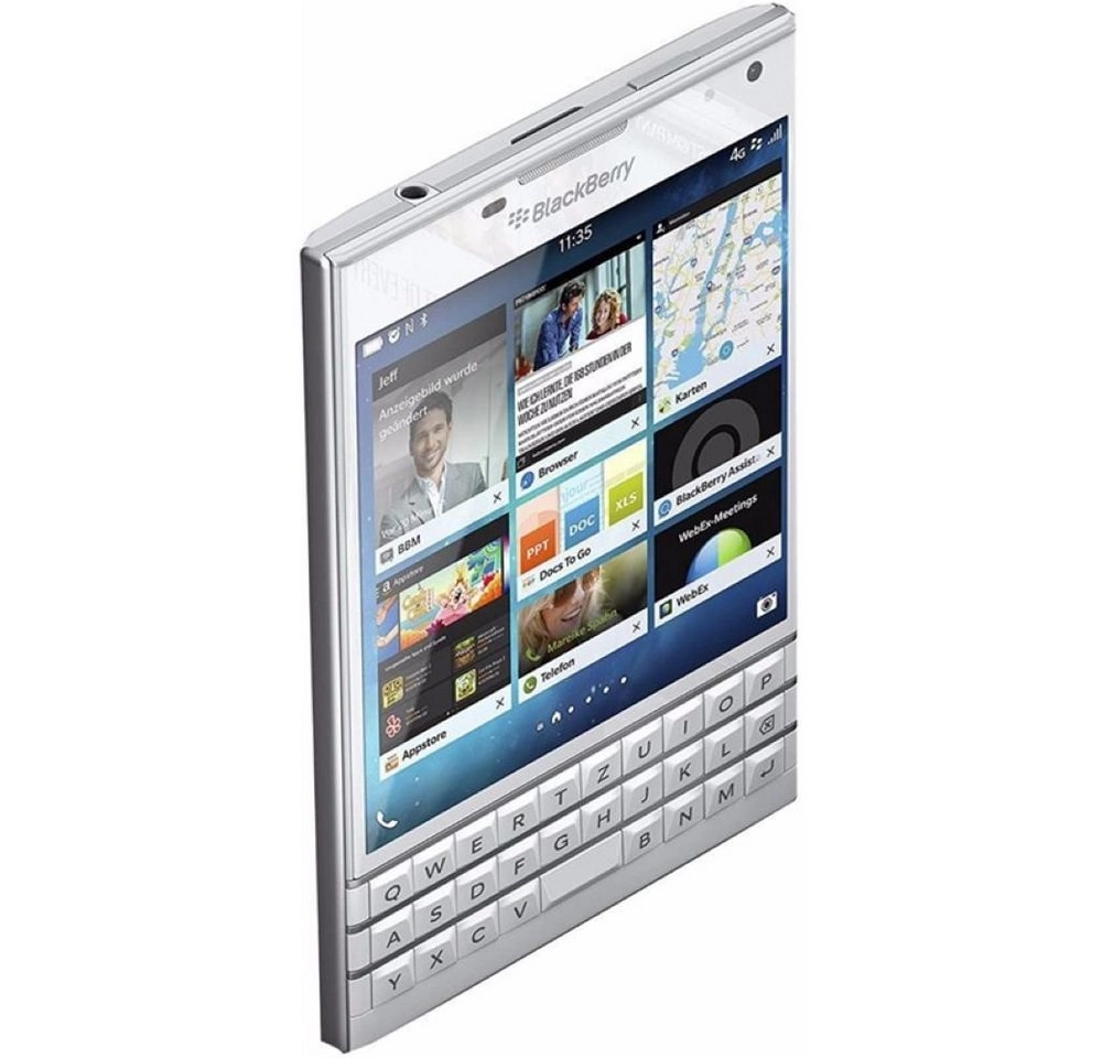 Blackberry PASSPORT 32 GB / 3 GB - Smartphone - weiß Smartphone (4,5 Zoll, 32 GB Speicherplatz)