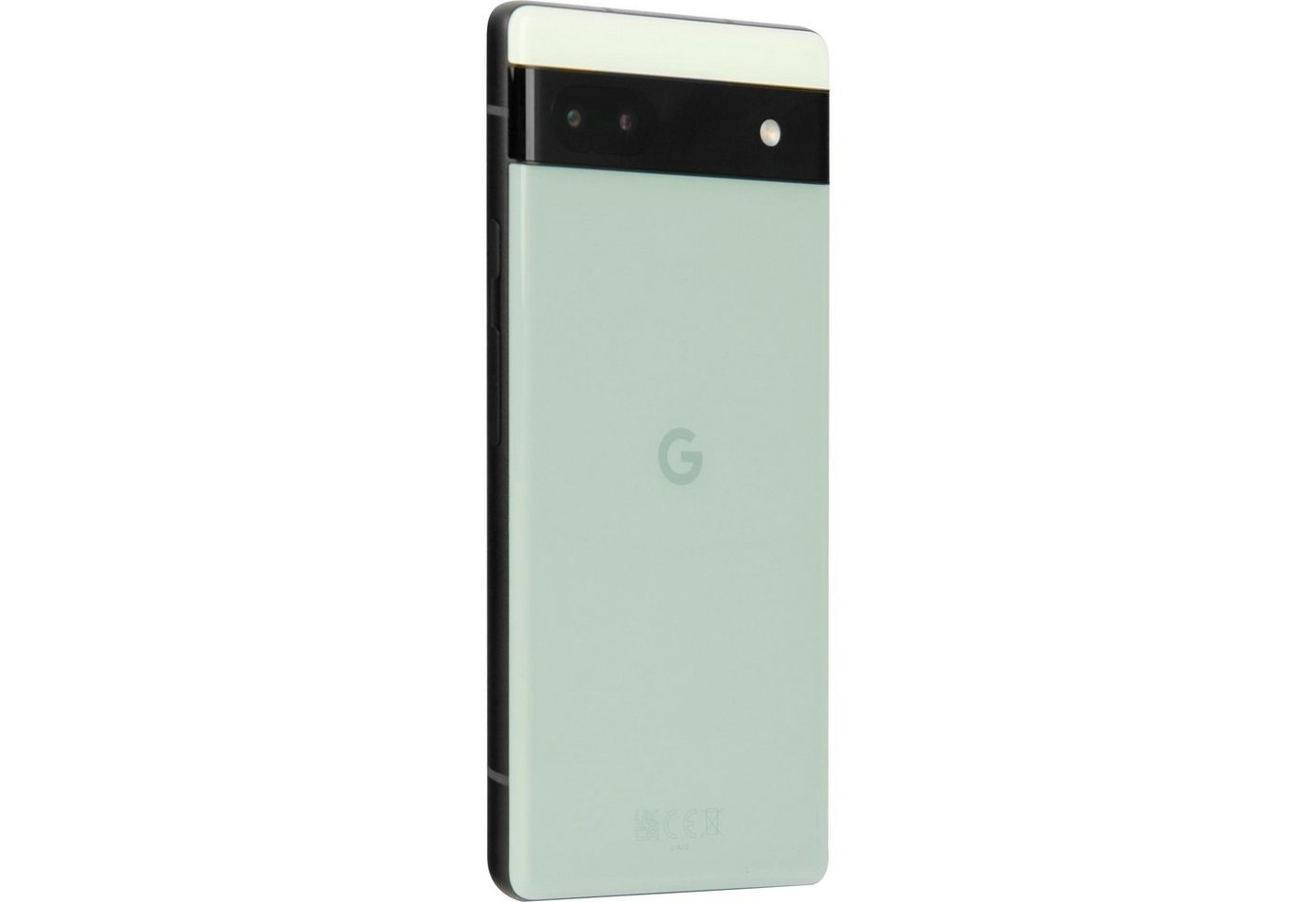 Google Google Pixel 6a 128GB, Handy, (Sage, Android 12) Smartphone (12,2 MP MP Kamera)