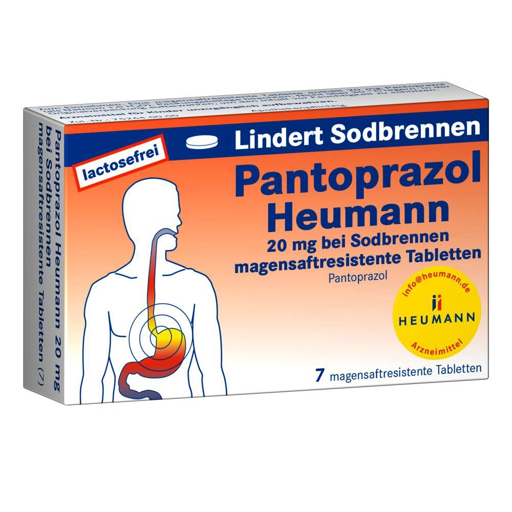 PANTOPRAZOL Heumann 20 mg b.Sodbrennen msr.Tabl.