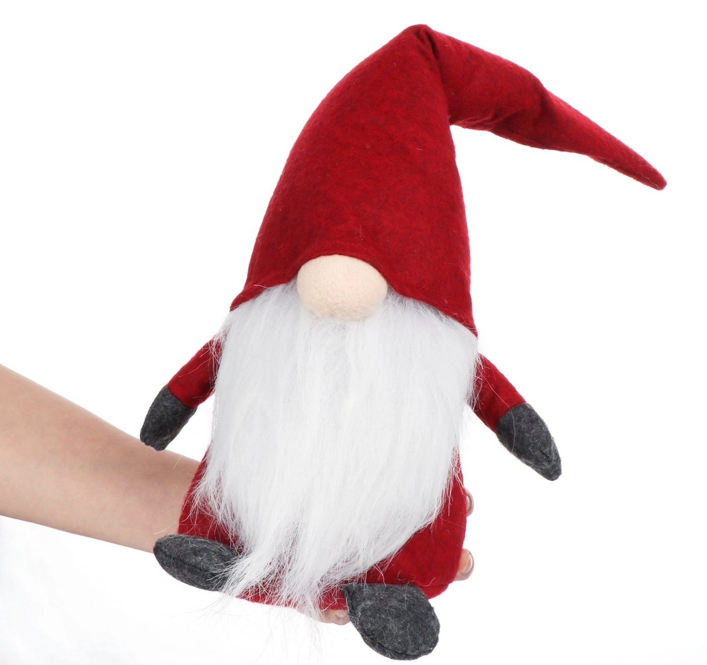 Homewit Dekofigur Weihnachten Deko Wichtel, Schwedischen Weihnachtsmann Santa Tomte Gnom (Set, 4 St., Christbaumschmuck), Skandinavischer Zwerg Geschenke für Kinder Familie Ostern Weihnachten