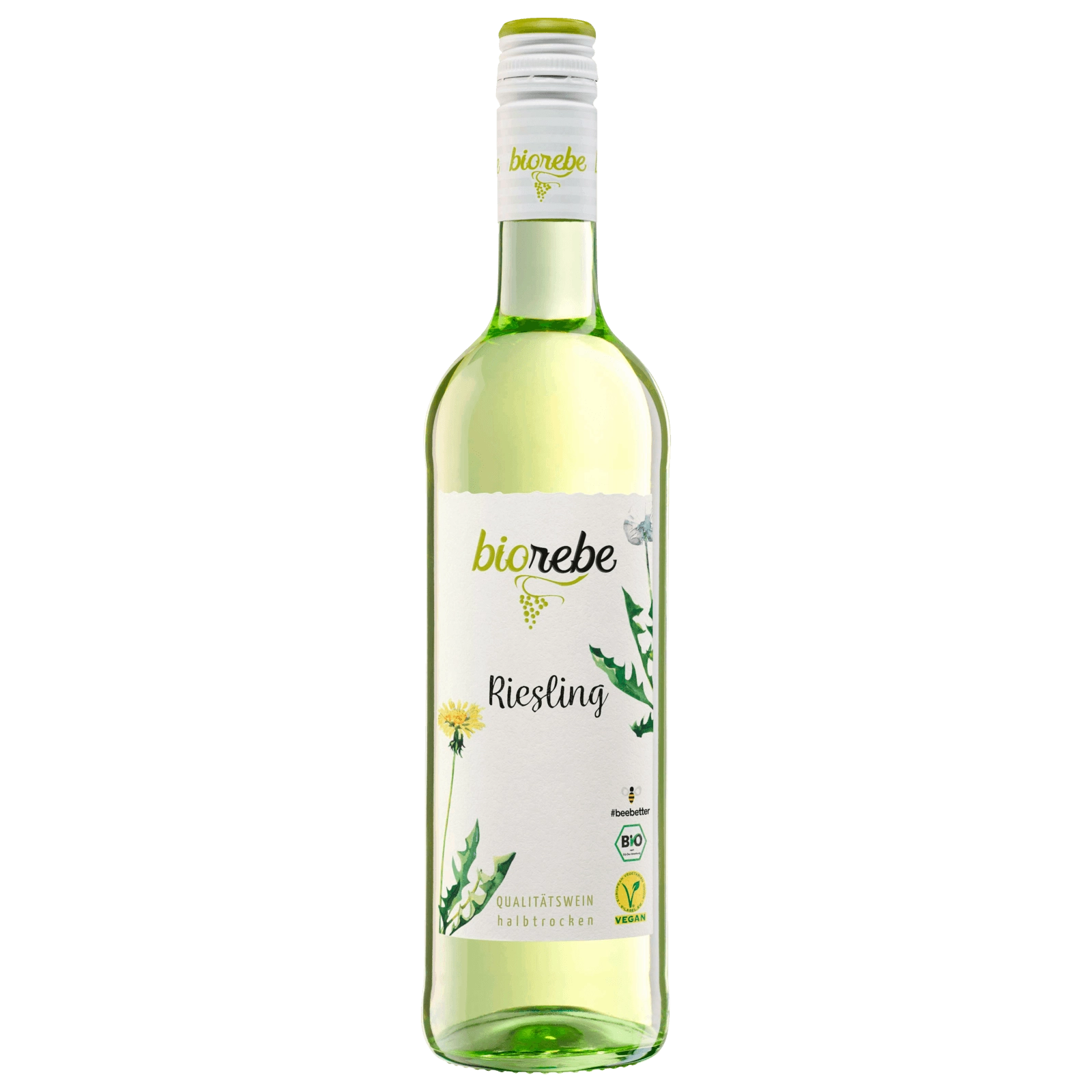 Biorebe Weißwein Riesling Bio vegan halbtrocken 0,75l