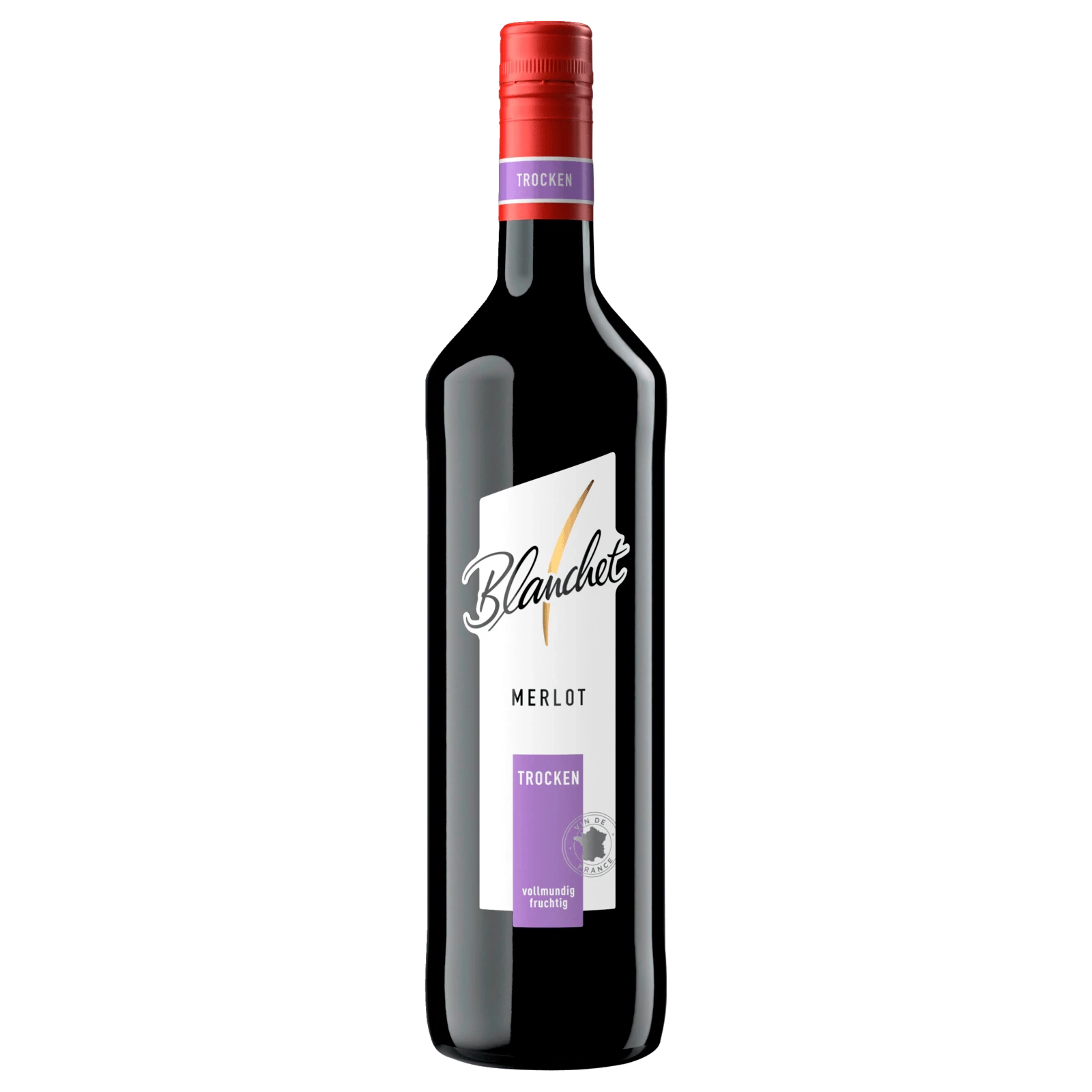 Blanchet Rotwein Merlot trocken 0,75l