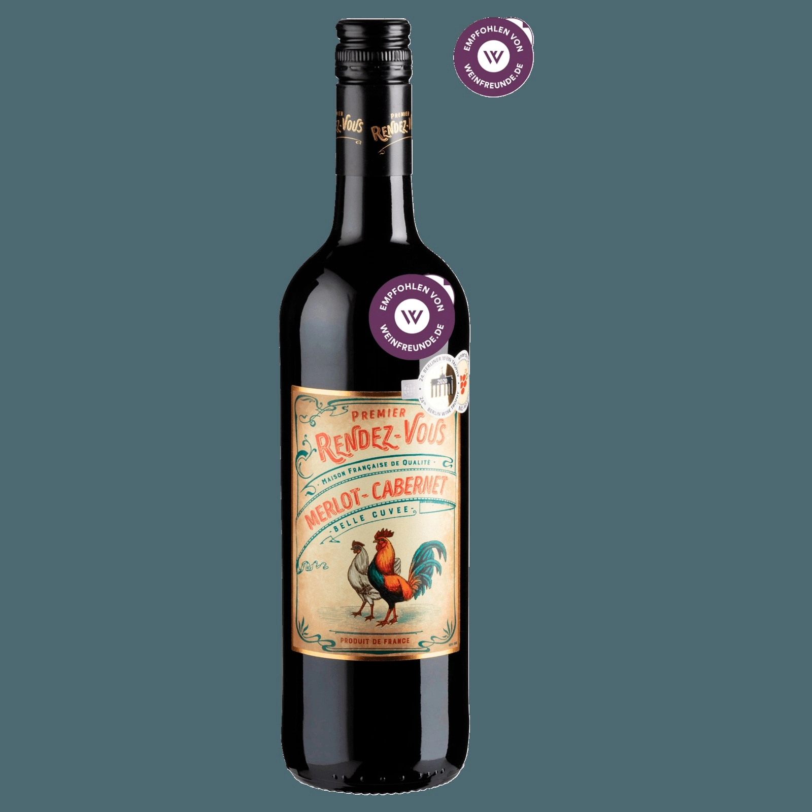 Premier Rendez-Vous Rotwein Cabernet Merlot trocken 0,75l