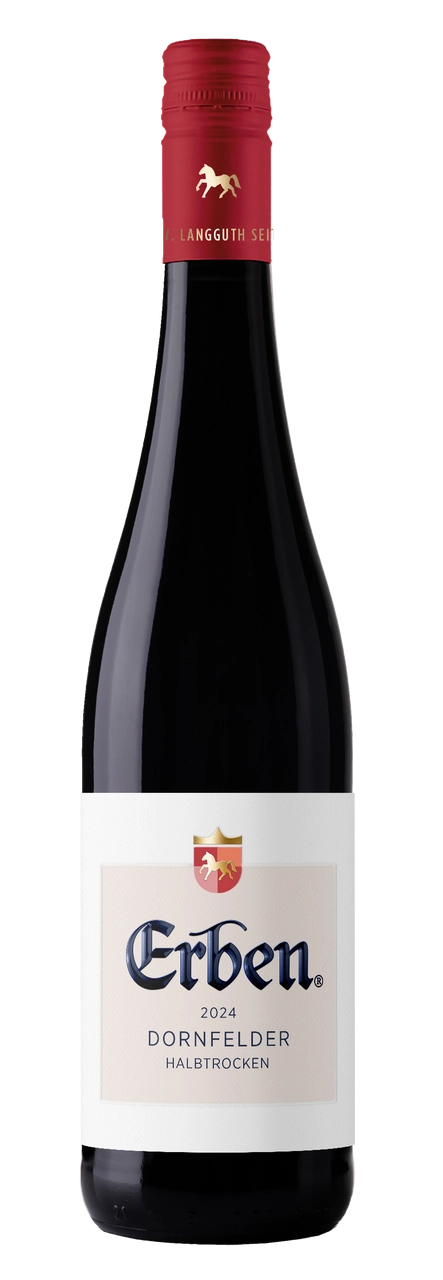 Erben Rotwein Dornfelder QbA halbtrocken 0,75l