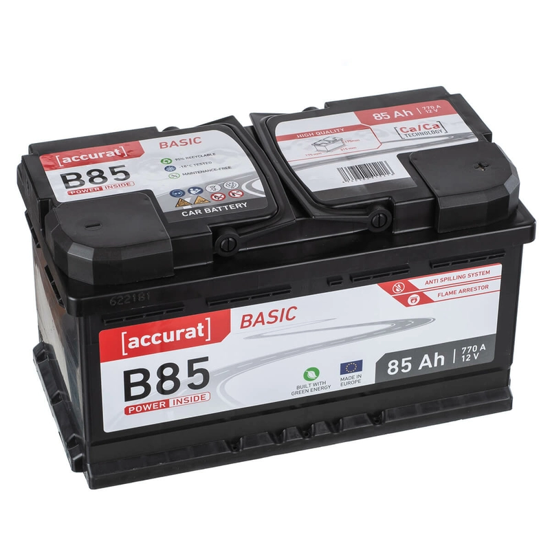 Accurat Basic B85 Autobatterie 85Ah