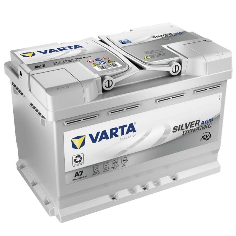 VARTA E39 (A7) Silver Dynamic AGM xEV 570 901 076 Autobatterie 70Ah