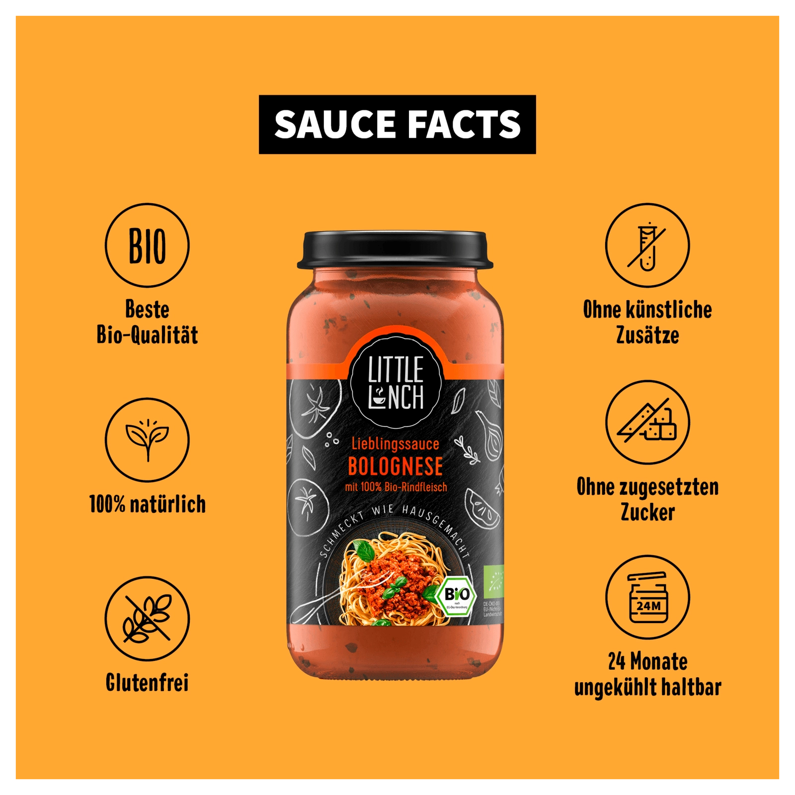 Little Lunch Bio Lieblingssauce Bolognese 250g