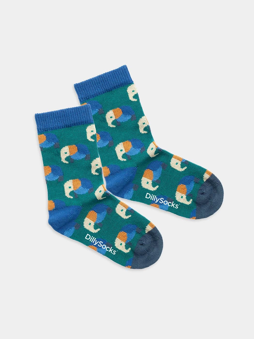 - Kindersocken in Blau mit Tier Motiv/Muster