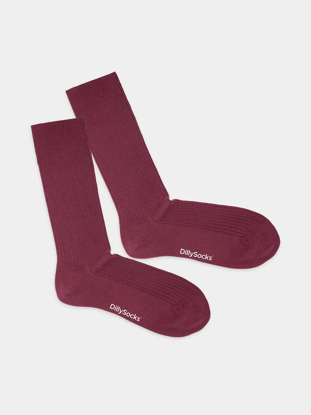 - Socken in Rot mit Uni Motiv/Muster