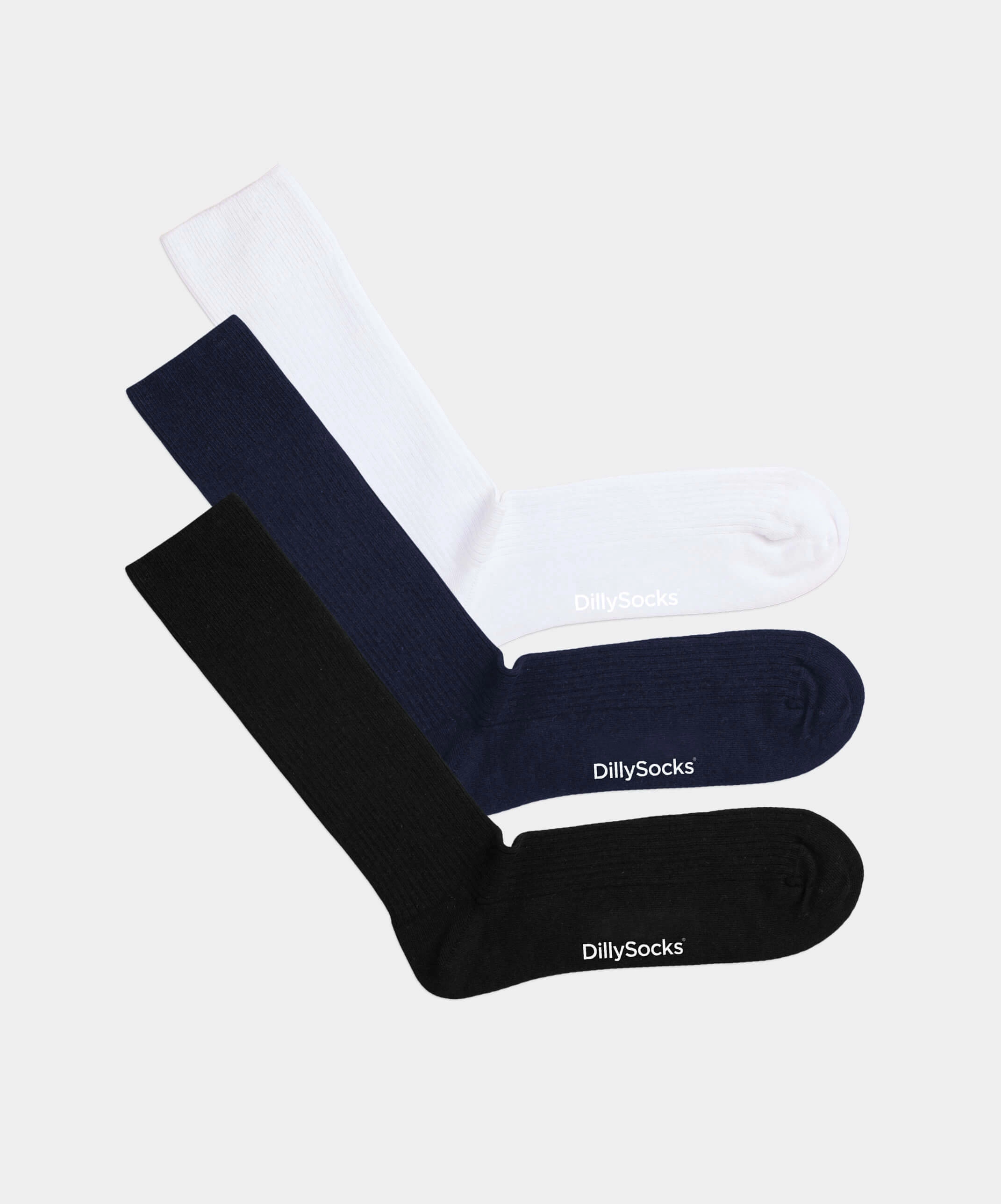 - Socken-Sets in Schwarz Weiss mit Uni Motiv/Muster