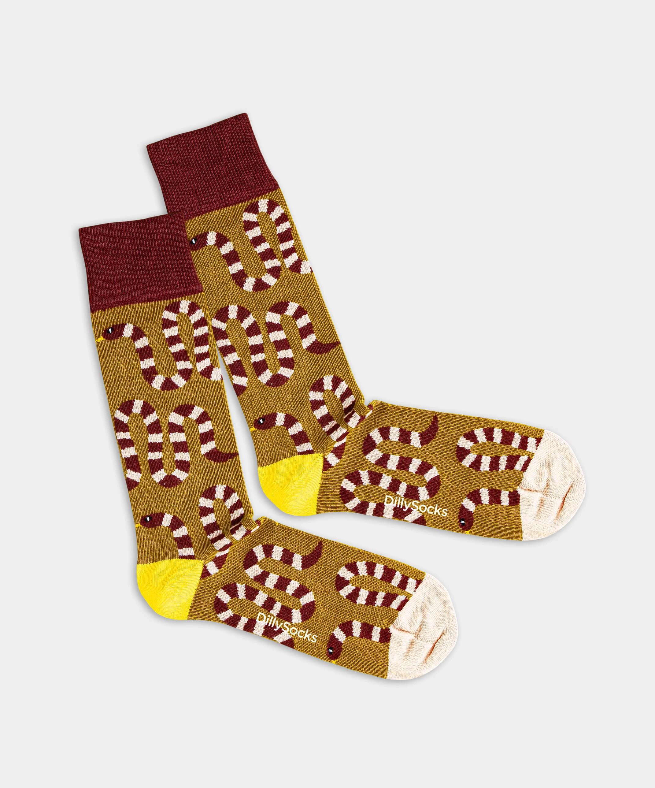 - Socken in Grün mit Tier Motiv/Muster