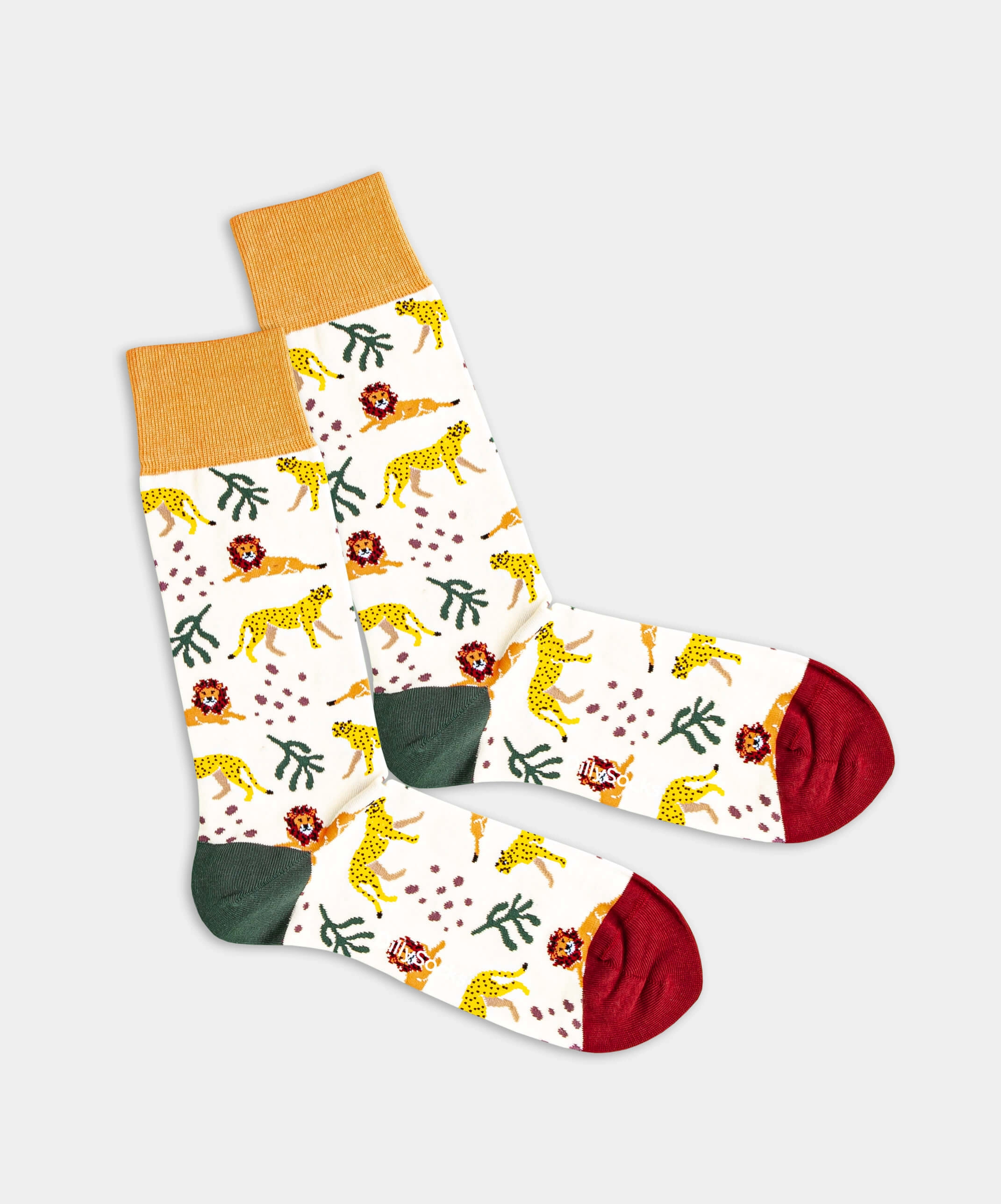 - Socken in Weiss mit Tier Motiv/Muster