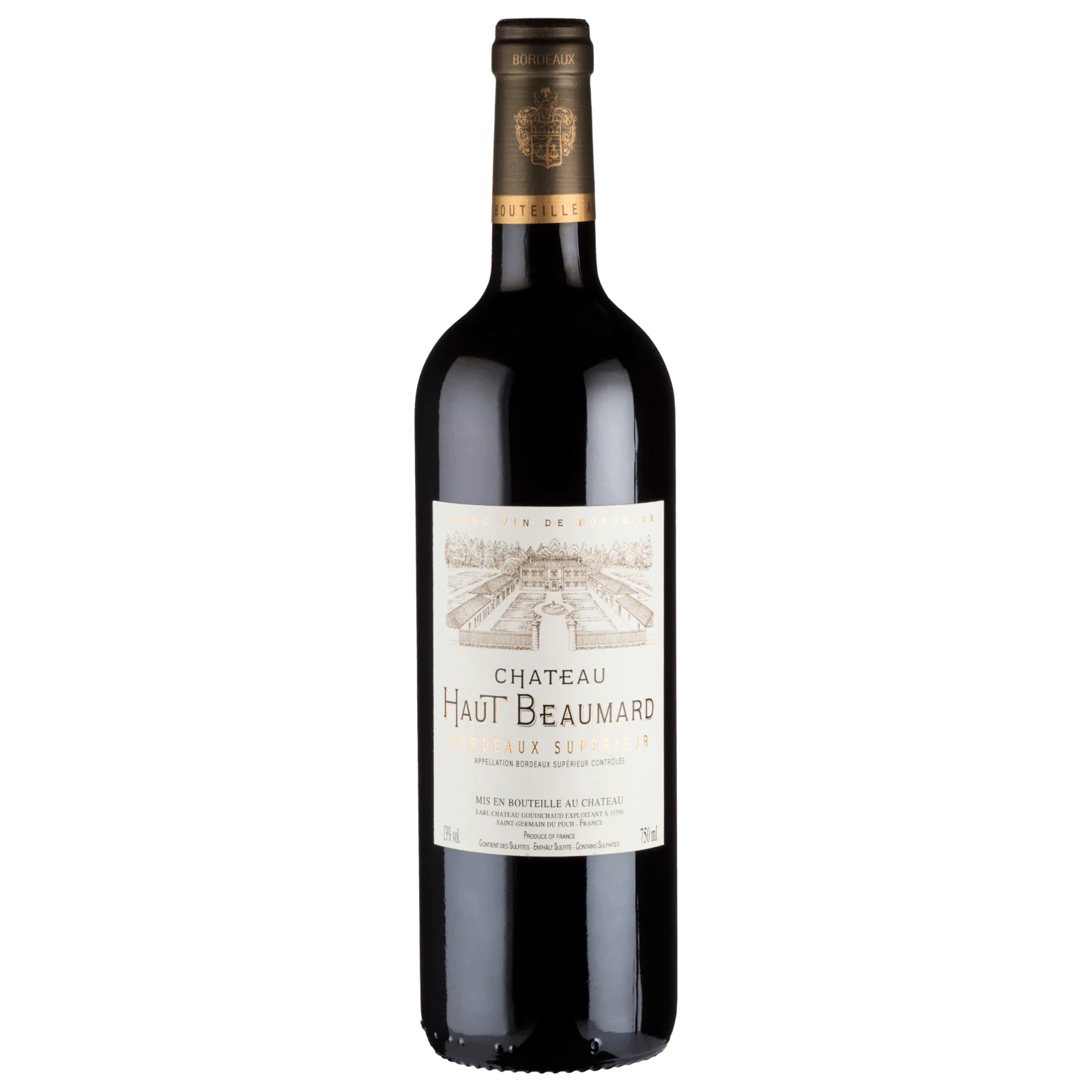 Grand vin de Bordeaux Rotwein Chateau Haut Beaumard Bordeaux Supérieur trocken 0,75l