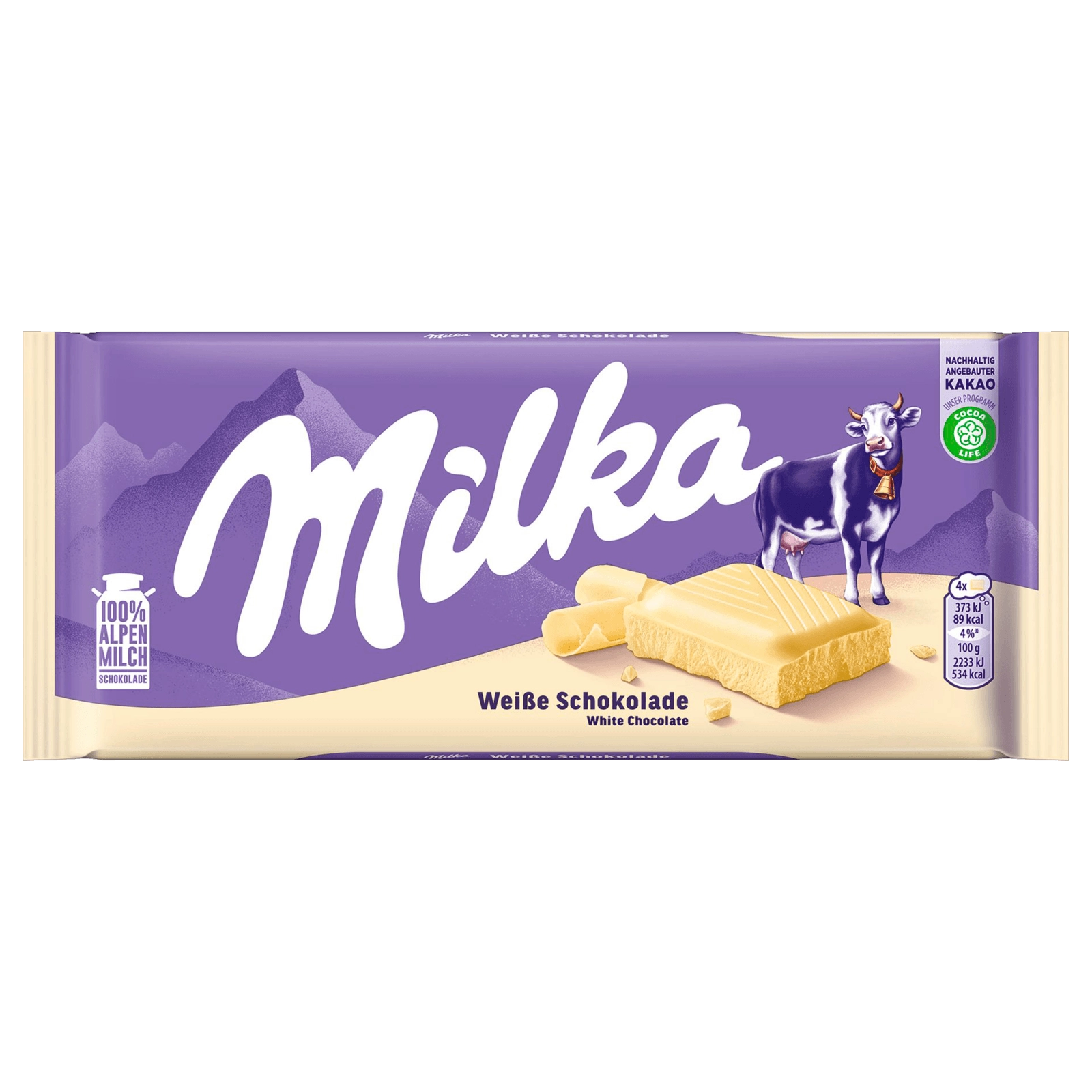 Milka Weiße Schokolade 100g