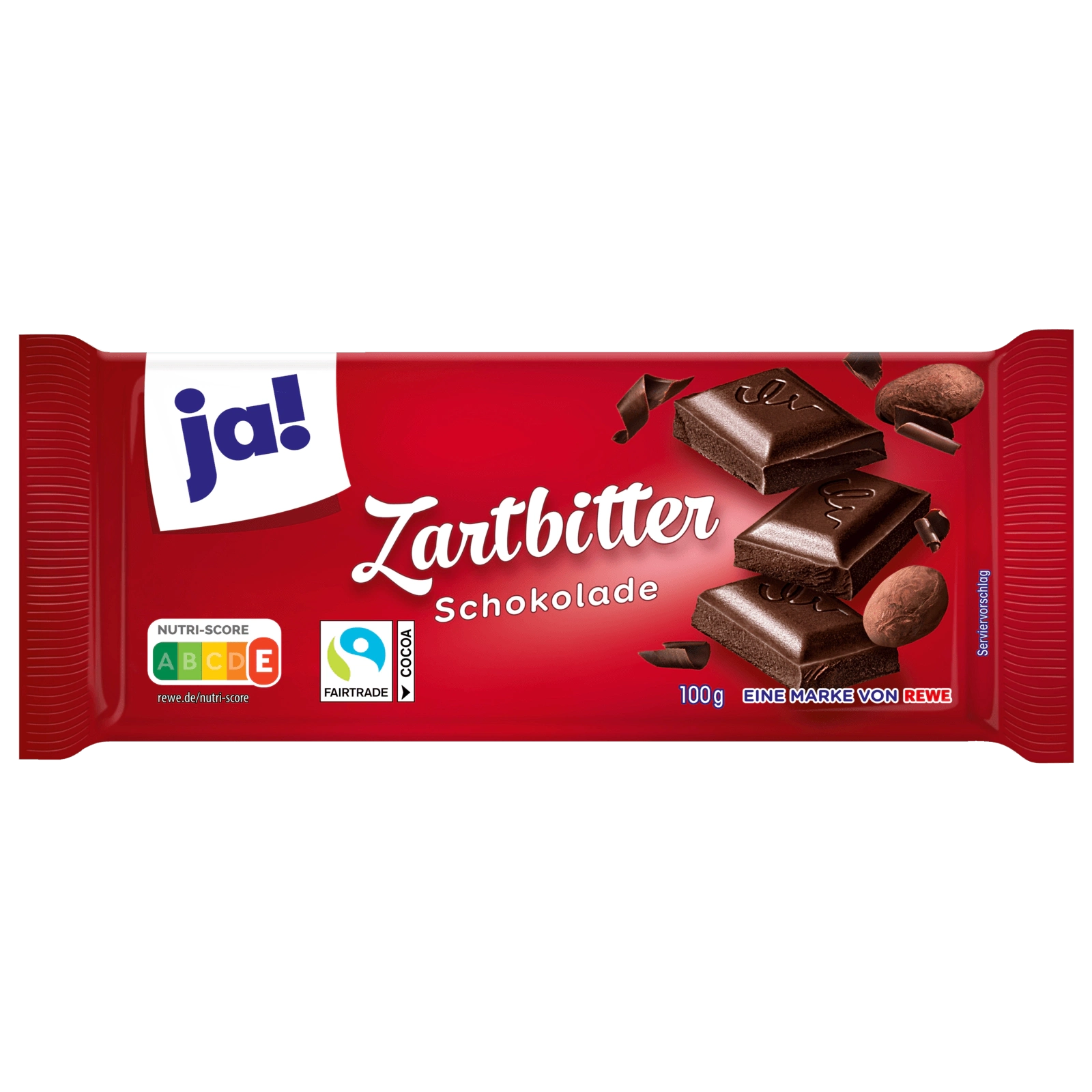 ja! Zartbitter-Schokolade 100g