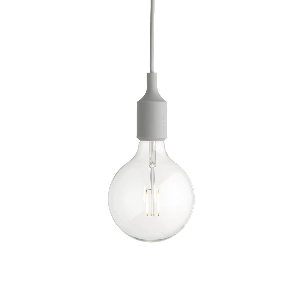 Muuto E 27 Lamp Pendelleuchte Hellgrau