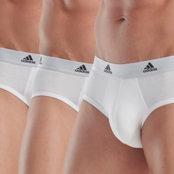 adidas 3P Active Flex Cotton Brief Weiß Baumwolle Large Herren