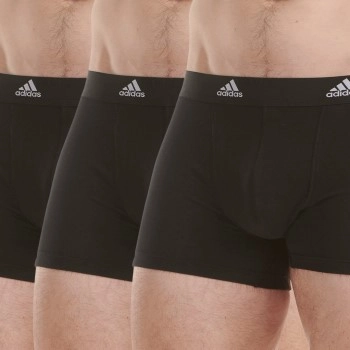 adidas 3P Active Flex Cotton Trunk Schwarz Baumwolle Small Herren