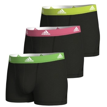 adidas 3P Active Flex Cotton Trunk Schwarz Baumwolle Medium Herren