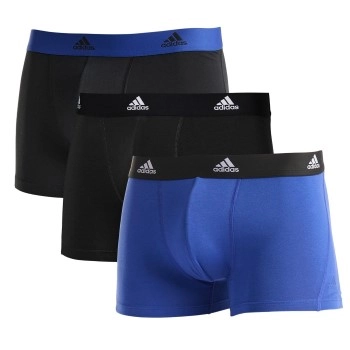 adidas 3P Active Flex Cotton Trunk Blau Baumwolle Small Herren