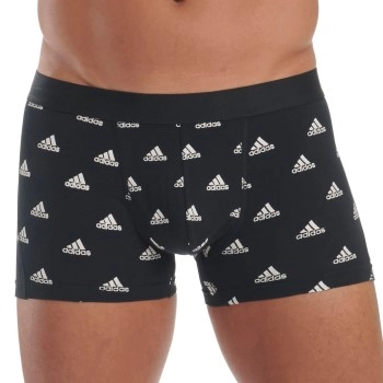 adidas 3P Active Flex Cotton Trunk Schwarz/Blau Baumwolle Small Herren