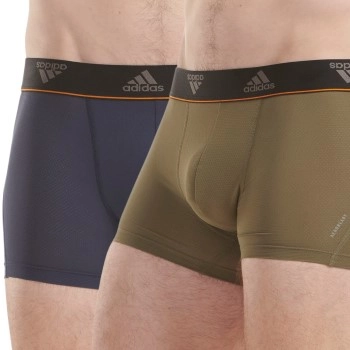 adidas 2P Active Micro Flex Vented Trunk Blau/Grün Polyamid X-Large Herren