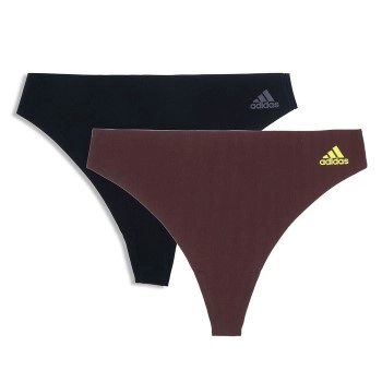 adidas 2P BOS Micro Cut Free Thong Multi Schwarz/Braun Small Damen