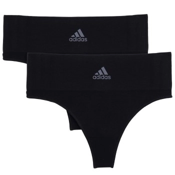 adidas 2P BOS Smart Micro 720 Seamless Thong Multi Schwarz Polyamid Small Damen