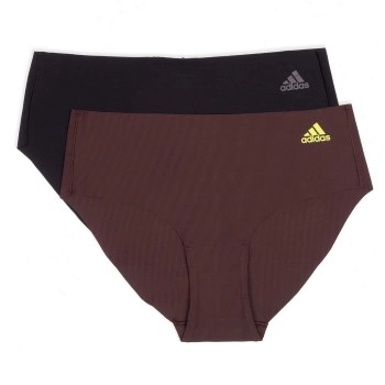 adidas 2P Brazilian Cheeky Hipster Schwarz/Braun Small Damen