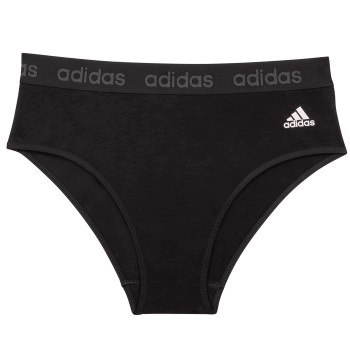 Adidas Solid Cotton Bikini Style Brief Schwarz Baumwolle Small Damen