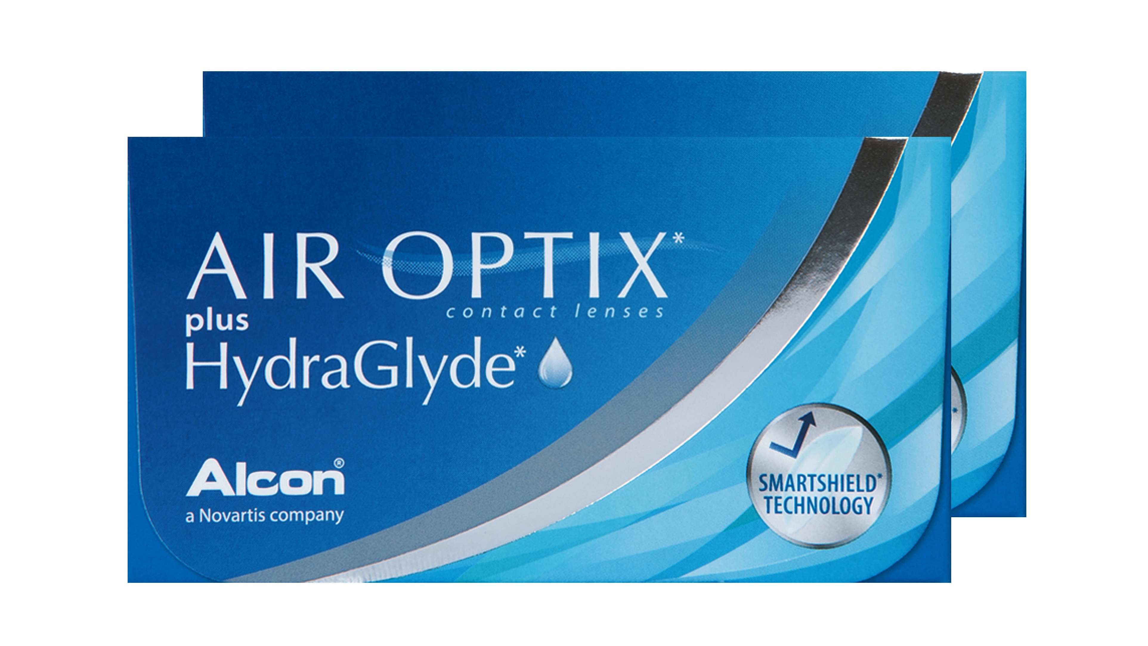 AIR OPTIX® plus HydraGlyde Monatslinsen Sphärisch 6 Stück Kontaktlinsen; contact lenses; Kontaktlinsen
