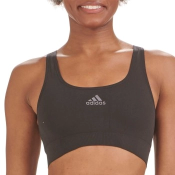 adidas BH BOS Smart Micro 720 Seamless Lounge Bra Schwarz Polyamid Small Damen