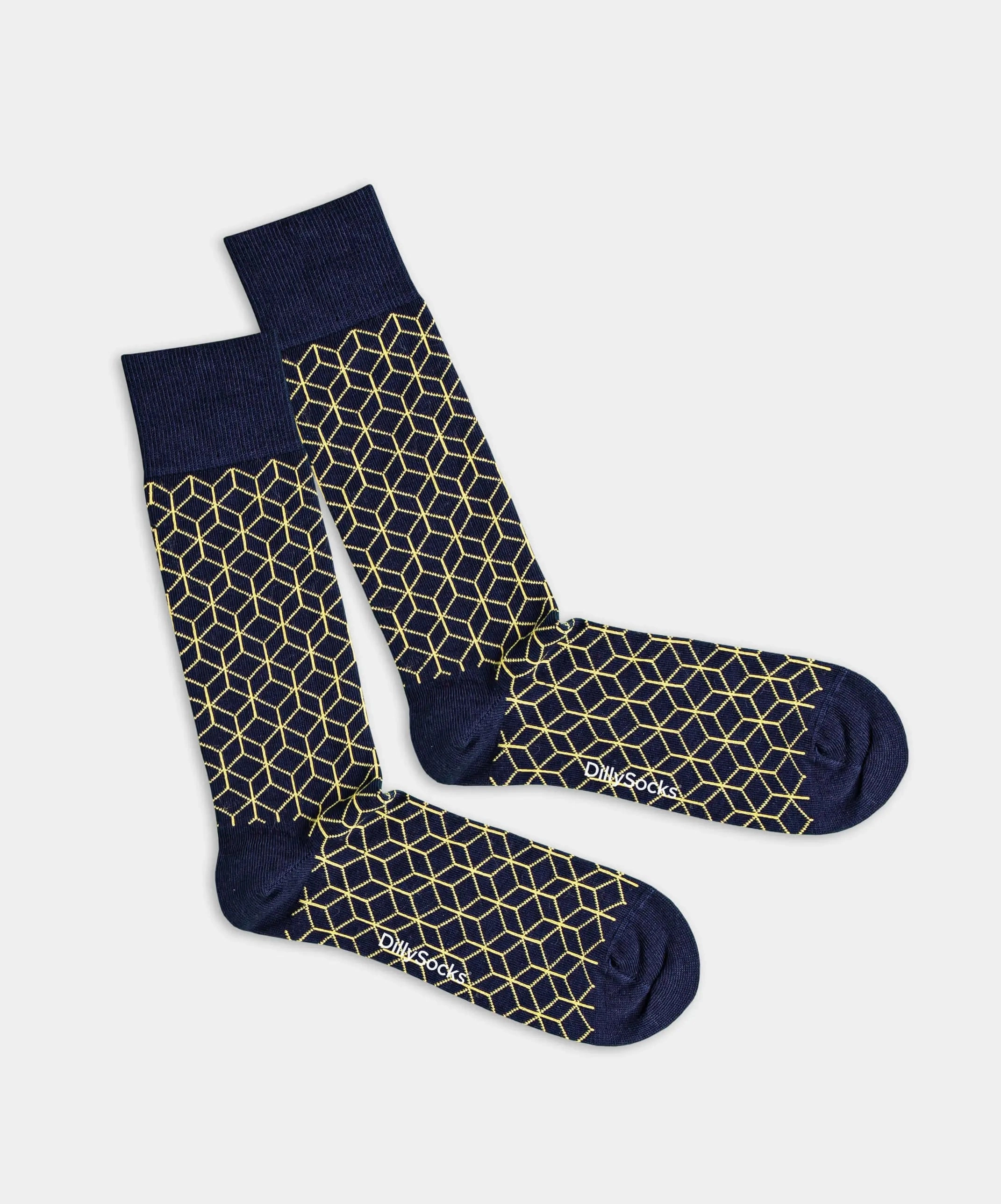 - Socken in Blau mit Dice Motiv/Muster