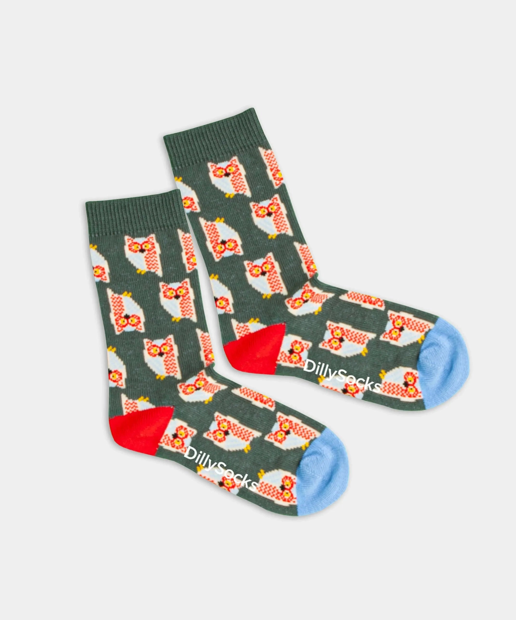 - Kindersocken in Grün mit Tier Motiv/Muster