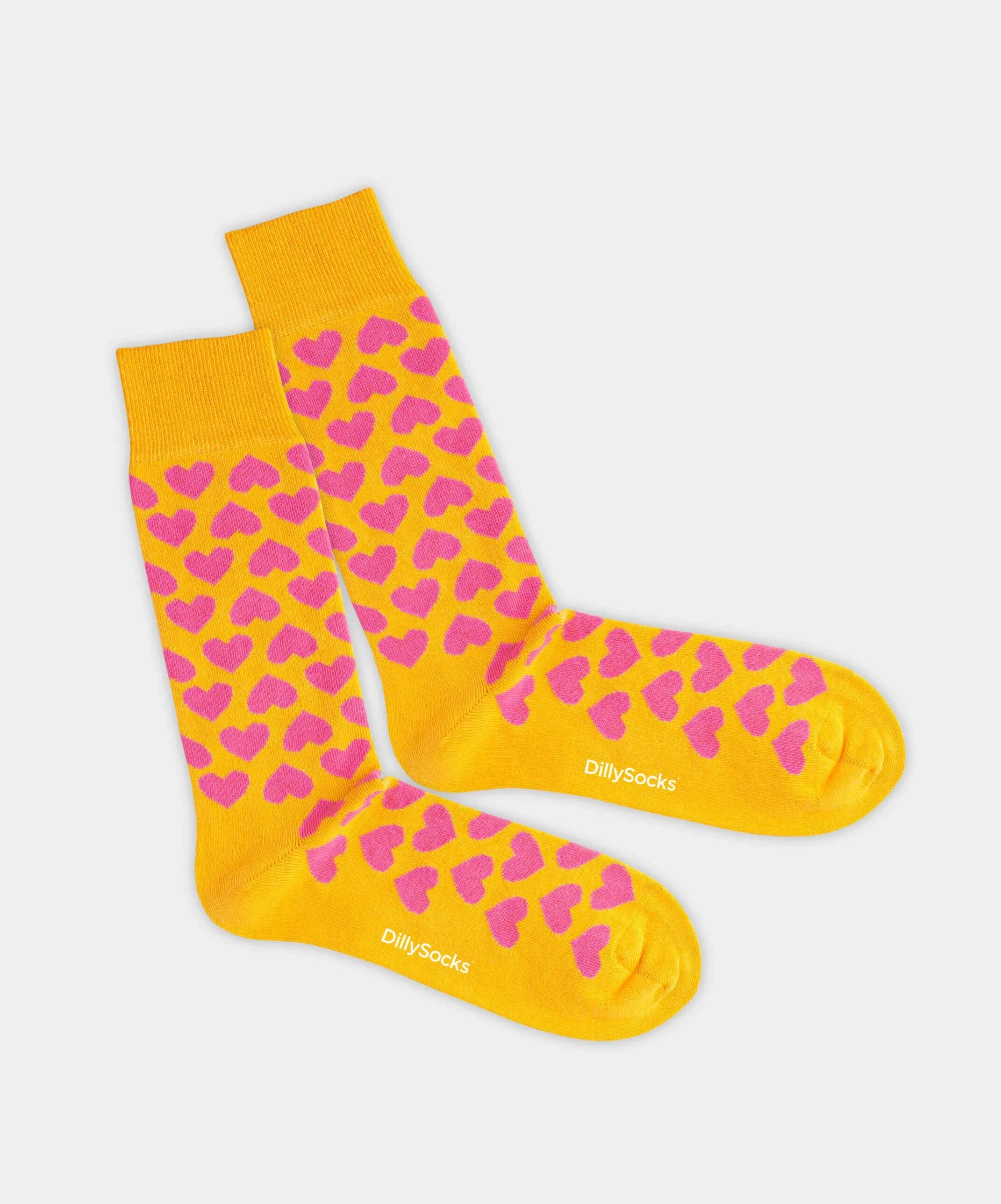 - Socken in Orange mit Sport Motiv/Muster