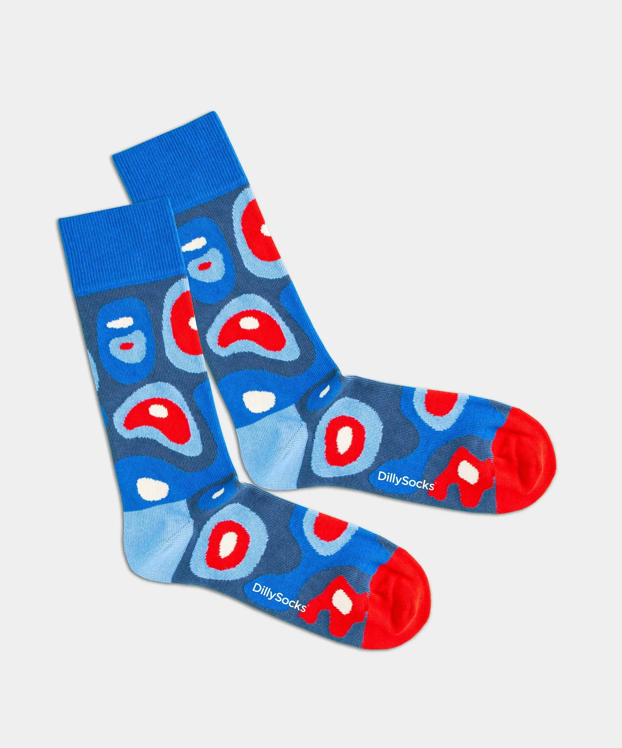 - Socken in Blau mit Camouflage Motiv/Muster