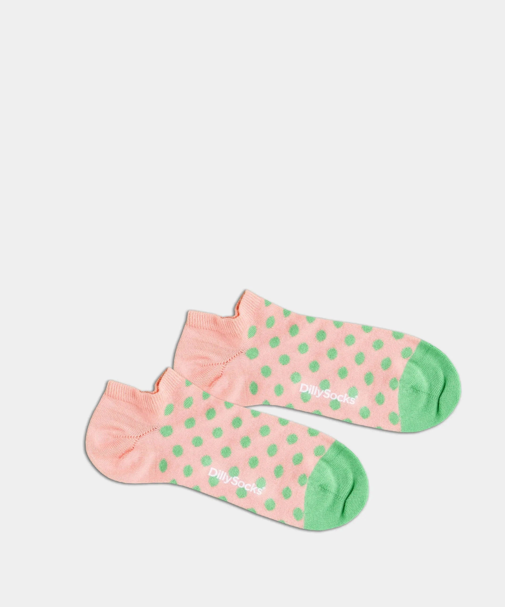 - Sneakersocken in Rosa mit Punkte Motiv/Muster