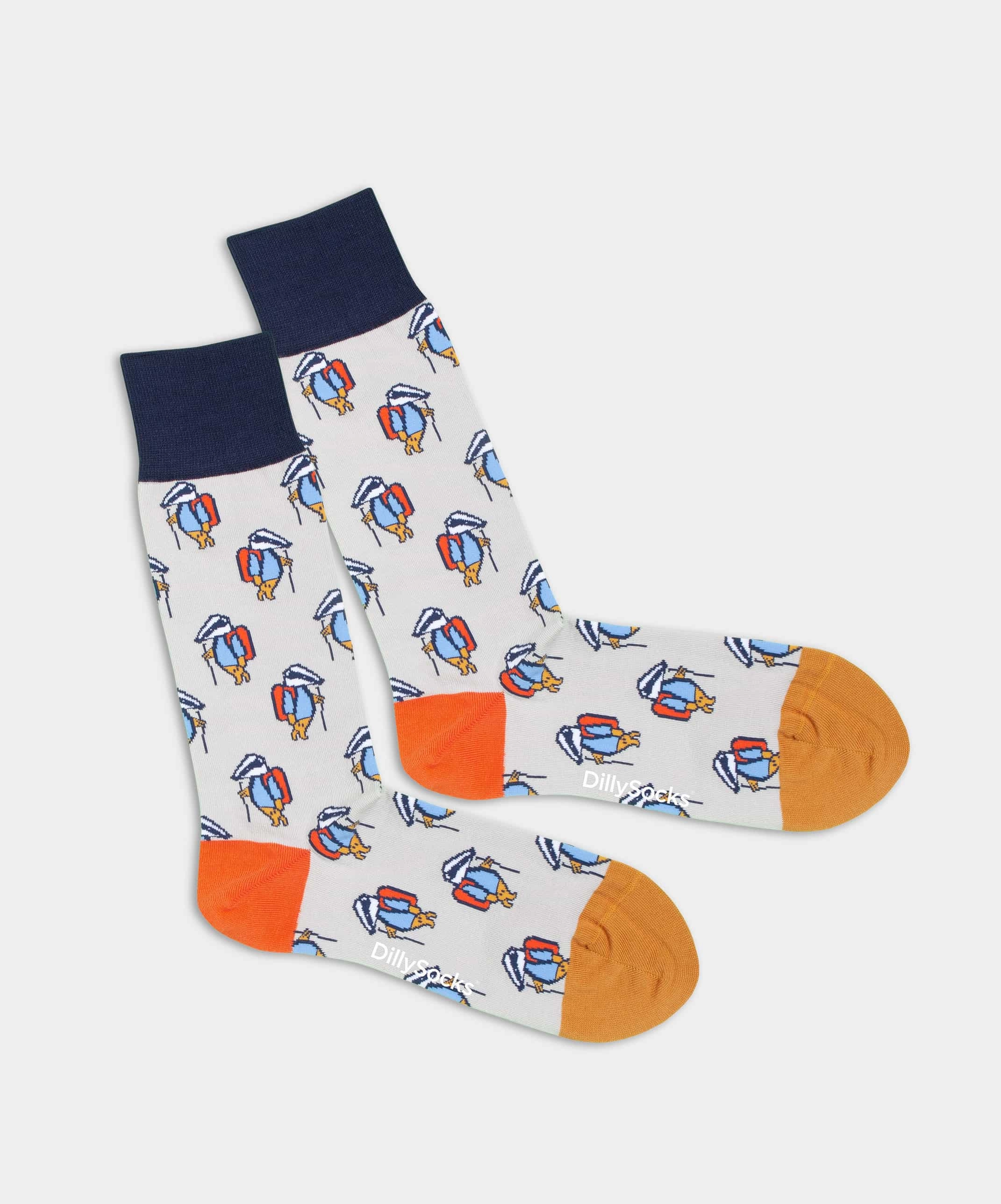 - Socken in Weiss mit Tier Motiv/Muster