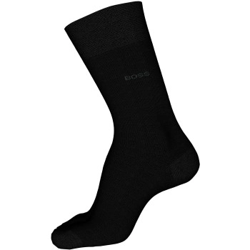 BOSS Business Mercerized Cotton George Finest Sock Schwarz mercerisierte Baumwolle Gr 43/44 Herren